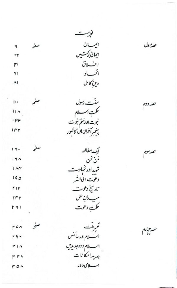 نام کتاب - دین کامل  مصنف مولانا وحیدالدین خاں یہ کتاب چار حصوں اور 368 صفحات پر مشتمل ہے حصہ اول میں ایمان،ایمانی برکتیں،اخلاق،اتحاد اور دین کامل جیسے موضوعات پر مشتمل ہے حصہ دوم سنتِ رسولﷺ ، حکمتِ اسلام،،نبوت اور ختم نبوت اور پیغمبر آخرالزمان کا ظہور جیسے موضوع شامل ہیں حصہ سوم ایک مطالعہ،من نحن،شہید اور شہادت،دعوت الیٰ اللہ اور تاریخ دعوت،میدان عمل اور حکمت و دعوت جیسے عنوانات کو زیربحث لایا گیا ہے حصہ چہارم تعمیرِملت،اسلام دورجدیدمیں،جدیدامکانات اور اسلامی دور جیسی اہم ابحاث کو قلم بند کیا گیا ہے